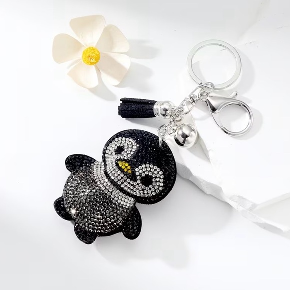 Accessories - Penguin Rhinestone Keychain